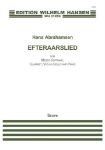 ABRAHAMSEN:EFERARSLIED/HERBSTLIED SCORE