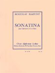 MARTINU B.:SONATINA POUR CLARINETE ET PIANO