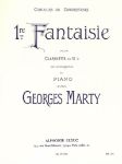 MARTY:1. FANTAISIE CLARINETTE ET PIANO
