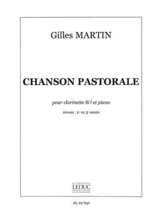 MARTIN:CHANSON PASTORAL CLARINET ET PIANO