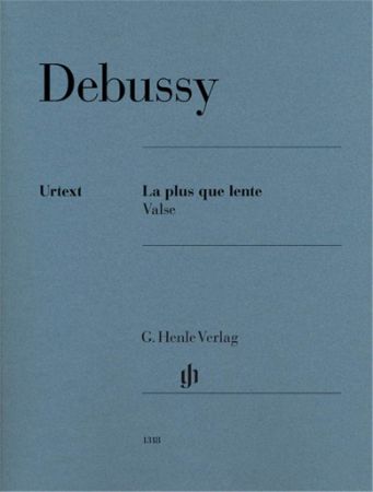 DEBUSSY:LA PLUS QUE LENTE VALSE PIANO