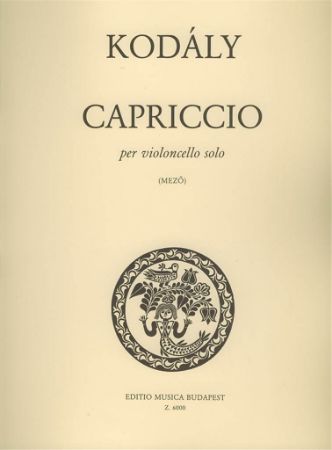 KODALY:CAPRICCIO CELLO SOLO