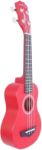 ARROW sopran ukulele PB10 rdeča w/bag