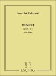 PADERWSKI:MENUET OP.14 NO.1 POUR PIANO
