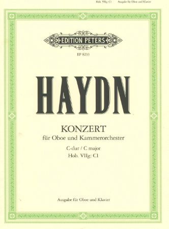 HAYDN:KONZERT C-DUR HOB.VIIg:C1 FOR  OBOE AND PIANO