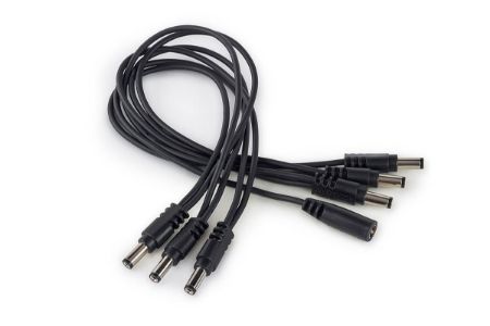 RockBoard Flat Daisy Chain Cable, 6 Outputs, straight