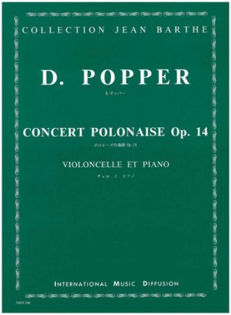 POPPER:CONCERT POLONAISE OP.14 CELLO AND PIANO