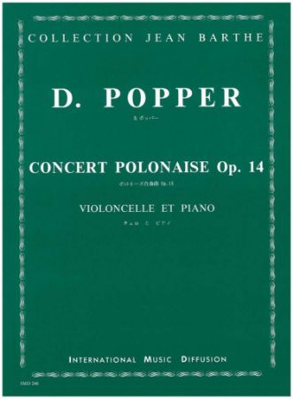 POPPER:CONCERT POLONAISE OP.14 CELLO AND PIANO