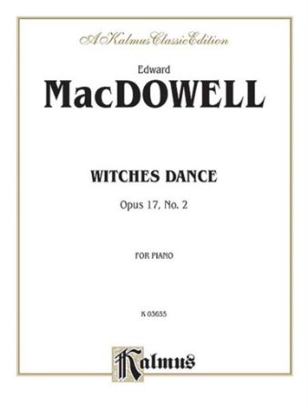 MACDOWELL:WITCHES DANCE OP.17 NO.2 PIANO