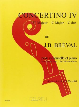 BREVAL:CONCERTINO NO.4 C-DUR CELLO AND PIANO