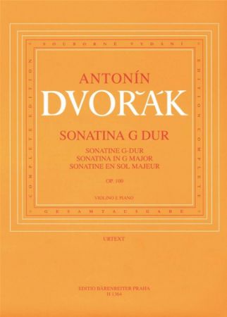 DVORAK:SONATINA G-DUR OP.100 VIOLIN AND PIANO