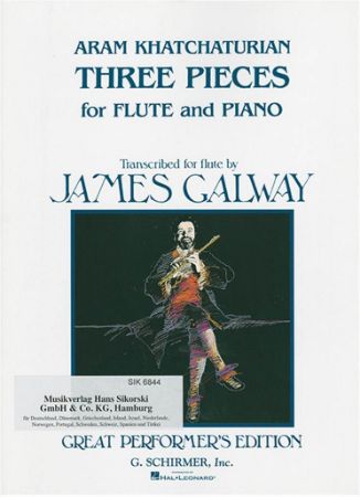 KHATCHATURIAN/GALWAY:THREE PIECES FOR FLUTE AND PIANO