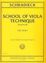 SCHRADIECK:SCHOOL OF VIOLA TECHNIQUE VOL.3