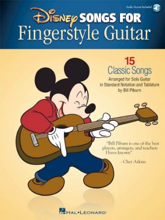 DISNEY SONGS FOR FINGERSTYLE GUITAR + AUDIO ACCESS