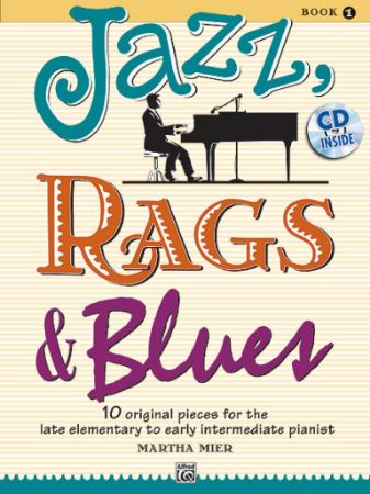 MIER:JAZZ,RAGS & BLUES BOOK 1 +CD