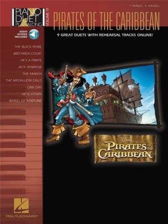 PIRATES OF THE CARIBBEAN PLAY ALONG +AUDIO ACCESS  4HANDS PIANO