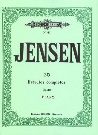 JENSEN:25 ESTUDIOS COMPLETOS OP.32 PIANO