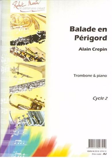 CREPIN:BALADE EN PERIGORD TROMBONE & PIANO