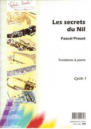 PROUST:LES SECRETS DU NIL TROMBONE & PIANO