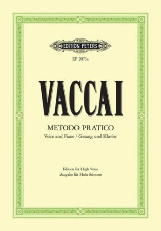 VACCAI:METODO PRATICO FOR HIGH VOICE