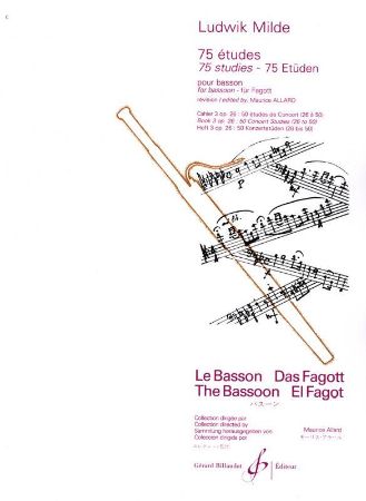 MILDE:75 ETUDES/STUDIES FOR BASSOON OP.26 BOOK 3