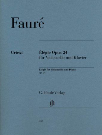 FAURE:ELEGIE OP.24 FOR VIOLONCELLO AND PIANO