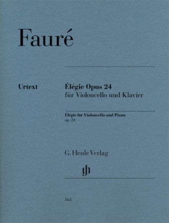 FAURE:ELEGIE OP.24 FOR VIOLONCELLO AND PIANO