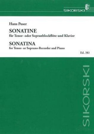 POSER:SONATINE FOR TENOR OR SOPRANO RECORDER AND PIANO