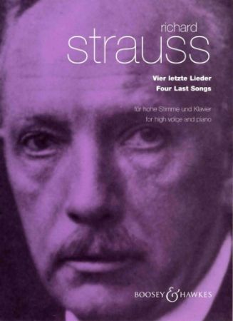 STRAUSS R.:FOUR LAST SONGS HIGH VOICE AND PIANO