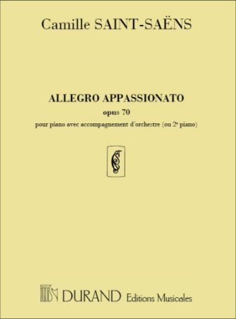SAINT-SAENS:ALLEGRO APPASSIONATO OP.70 POUR PIANO