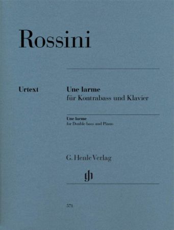 ROSSINI:UNE LARME FOR DOUBLE BASS AND PIANO