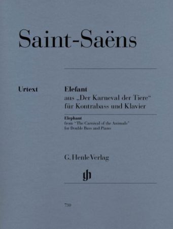 SAINT-SAENS:ELEPHANT FROM THE CARNIVAL OF THE ANIMALS FOR DOUBLE BASS AND PIANO