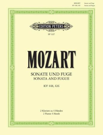 MOZART:SONATA AND FUGUE KV448,426 2 PIANOS