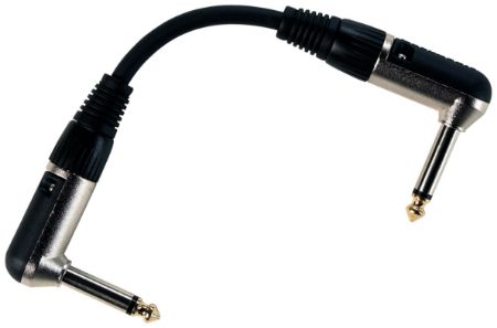 RockCable patch kabel - kotni TS (6,3 mm / 1/4") - 15 cm / 5,91"