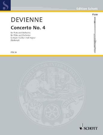DEVIENNE:CONCERTO G-DUR NO.4  FLUTE AND PIANO
