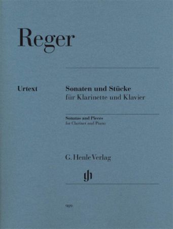 REGER:SONATAS AND PIECES FOR CLARINET AND PIANO