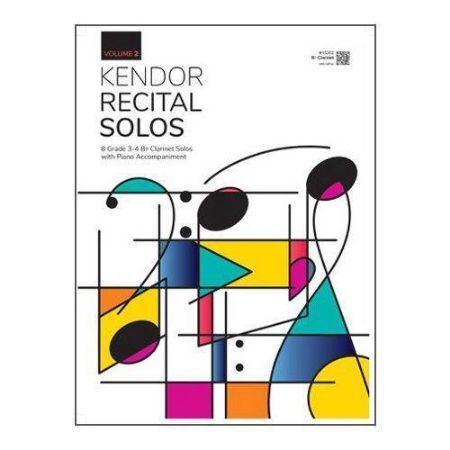KENDOR RECITAL SOLOS 8 GRADES 3-4 CLRINET AND PIANO