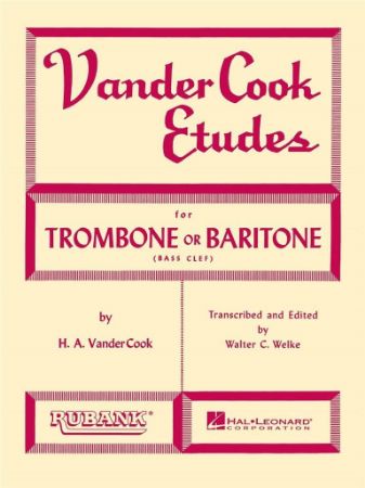 VANDERCOOK:ETUDES FOR TROMBONE OR BARITONE