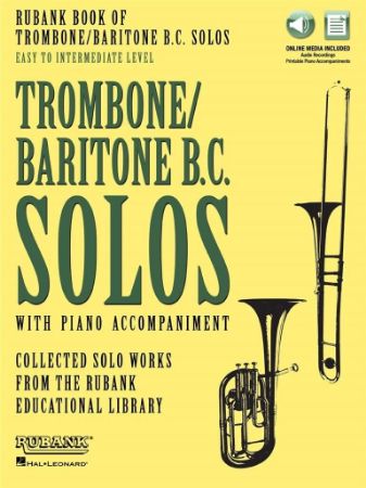 RUBANK BOOK SOLOS TROMBONE/BARITONE B.C.+AUDIO ACCESS