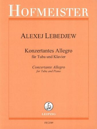 LEBEDJEW:CONCERTANTE ALLEGRO FOR TUBA AND PIANO