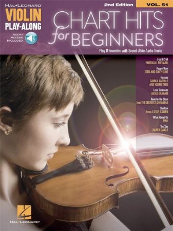 CHART HITS FOR BEGINNERS PLAY ALONG VIOLIN + AUDIO ACCESS