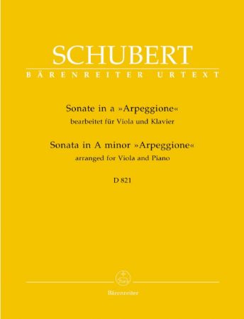 SCHUBERT:SONATA IN A MINOR ARPEGGIONE VIOLA AND PIANO