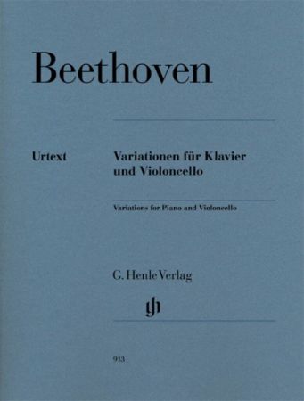 BEETHOVEN:VARIATIONS FOR CELLO AND PIANO