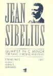 SIBELIUS:QUARTET IN C MINOR  SCORE AND PARTS