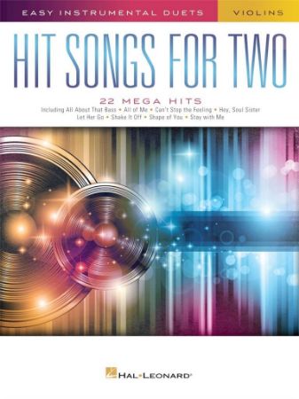 HIT SONGS FOR TWO EASY DUETS VIOLINS
