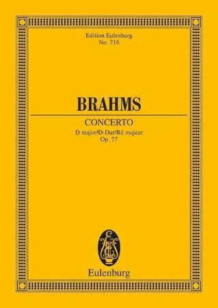 BRAHMS:VIOLIN CONCERTO D-DUR OP.77, STUDY SCORE