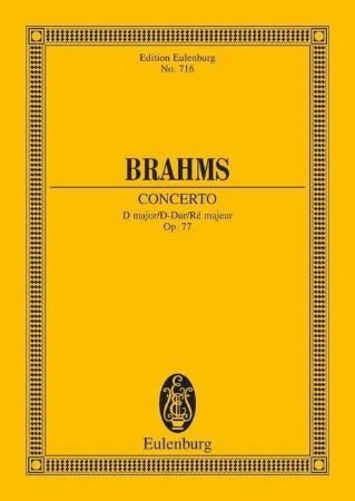 BRAHMS:VIOLIN CONCERTO D-DUR OP.77, STUDY SCORE