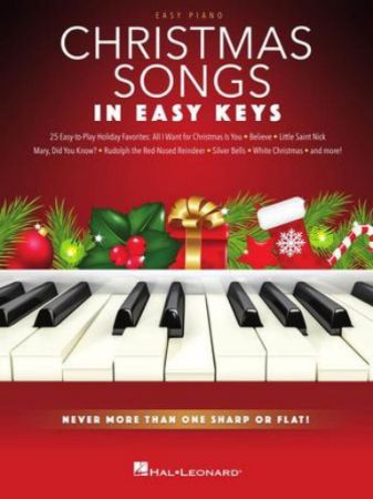 CHRISTMAS SONGS IN EASY KEYS EASY PIANO