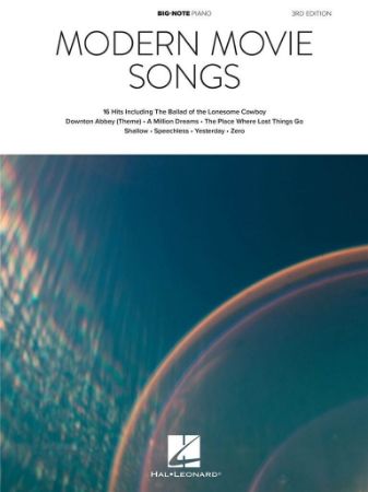 MODERN MOVIE SONGS 3RD EDITION BIG NOTE EASY PIANO