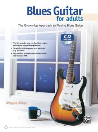 RIKER:BLUES GUITAR FOR ADULTS +CD